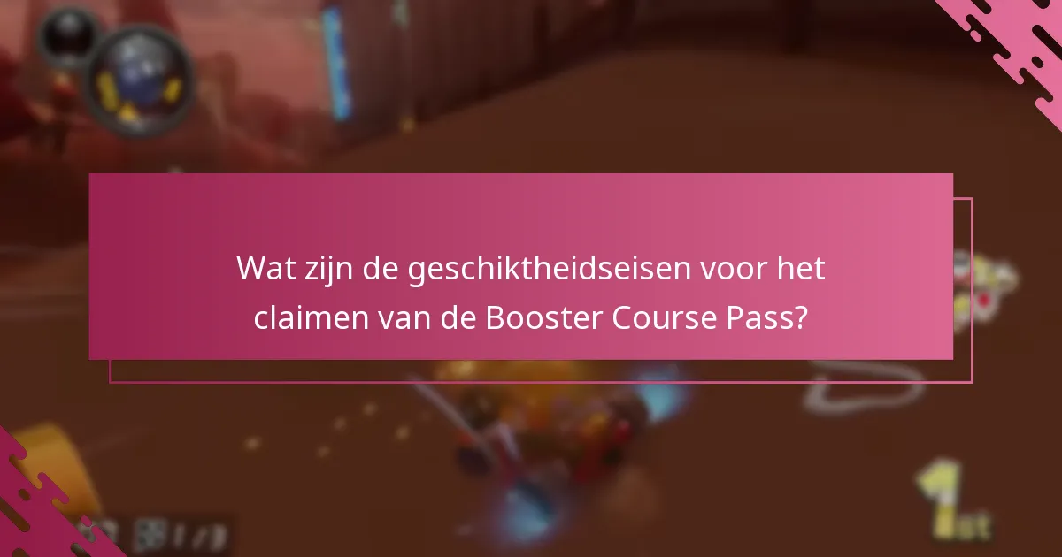 Hoe claim ik de Booster Course Pass?