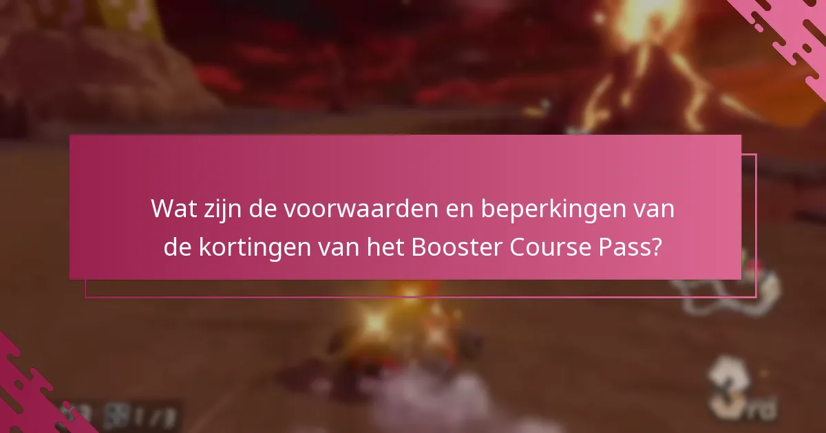 Wat zijn de voorwaarden en beperkingen van de kortingen van het Booster Course Pass?