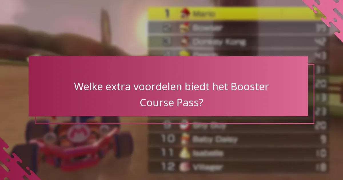 Welke extra voordelen biedt het Booster Course Pass?
